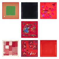 Seven Designer Silk Scarves