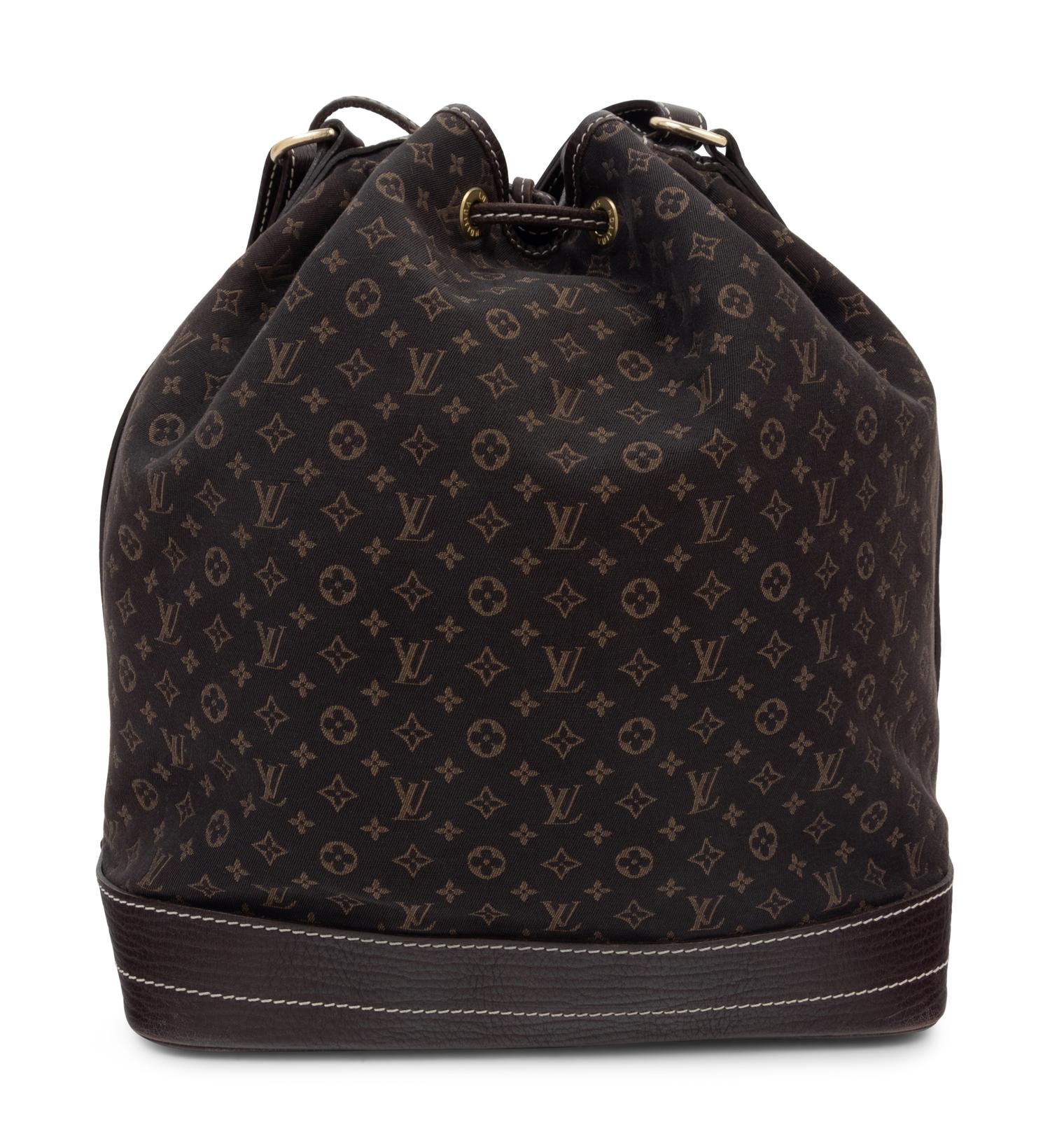 Louis Vuitton Ebene Monogram Mini Lin Noe Bag, 2007