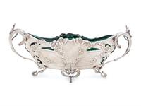 An Austro-Hungarian Art Nouveau Silver Center Bowl