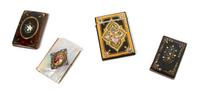 Three Silver Card Cases, Height 3 7/8 inches.