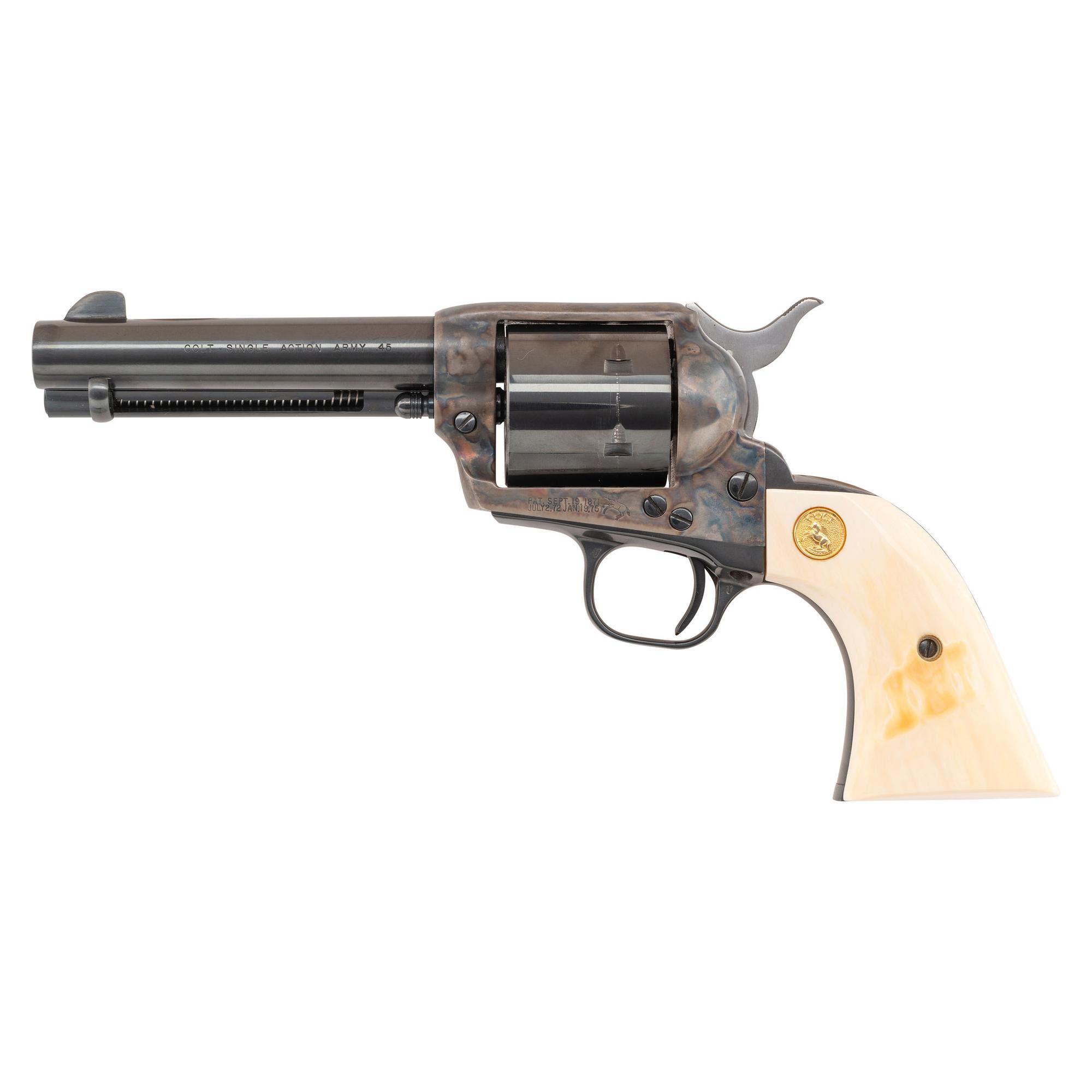 *Colt Custom Shop Single Action Army with Ivory Grips in Original Box