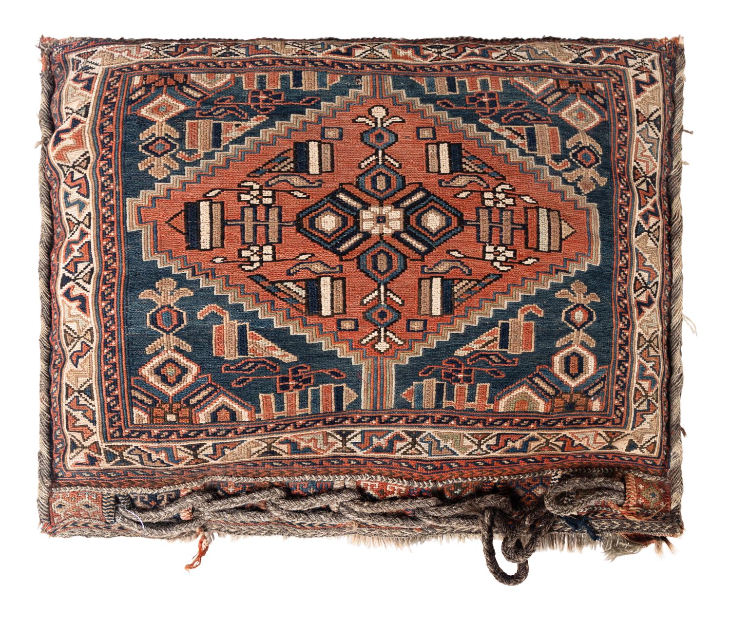A Pair of Soumak Bag Face Pillows