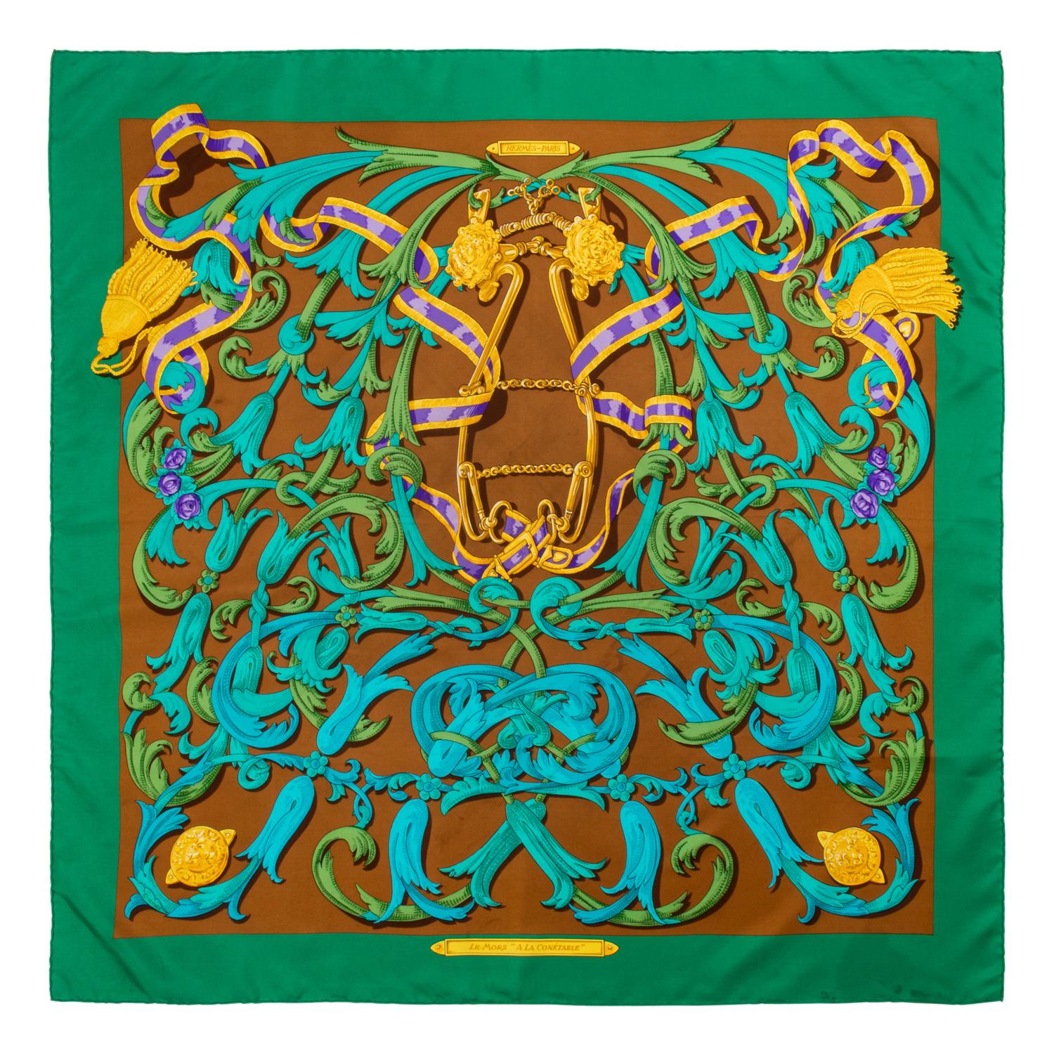 Three Hermès 90cm Scarves, 1960-70
