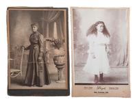 [EARLY PHOTOGRAPHY]. A group of 6 photographs of African American subjects, highlighted by lovely portrait of African American woman with white child.