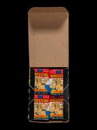 An Box of 1987 Topps WWF Wrestling Cards Featuring 35 Unopened Packs (Possible Bret Hart Rookie)