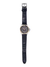 TIFFANY & CO., STAINLESS STEEL AND 18K YELLOW GOLD 'DIVER' WRISTWATCH