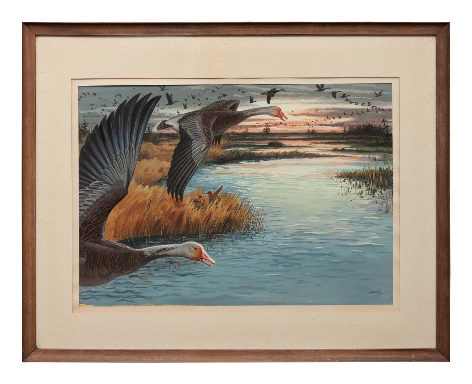 Flock of Geese , 1950-1951