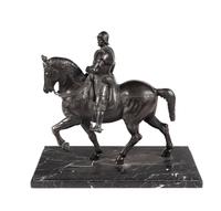 A Continental Bronze Model of the Equestrian Statue of Bartolomeo Colleoni