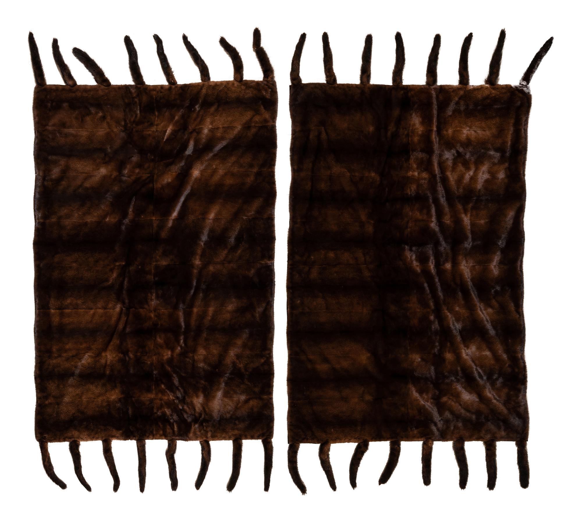 A Pair of Fur Throws