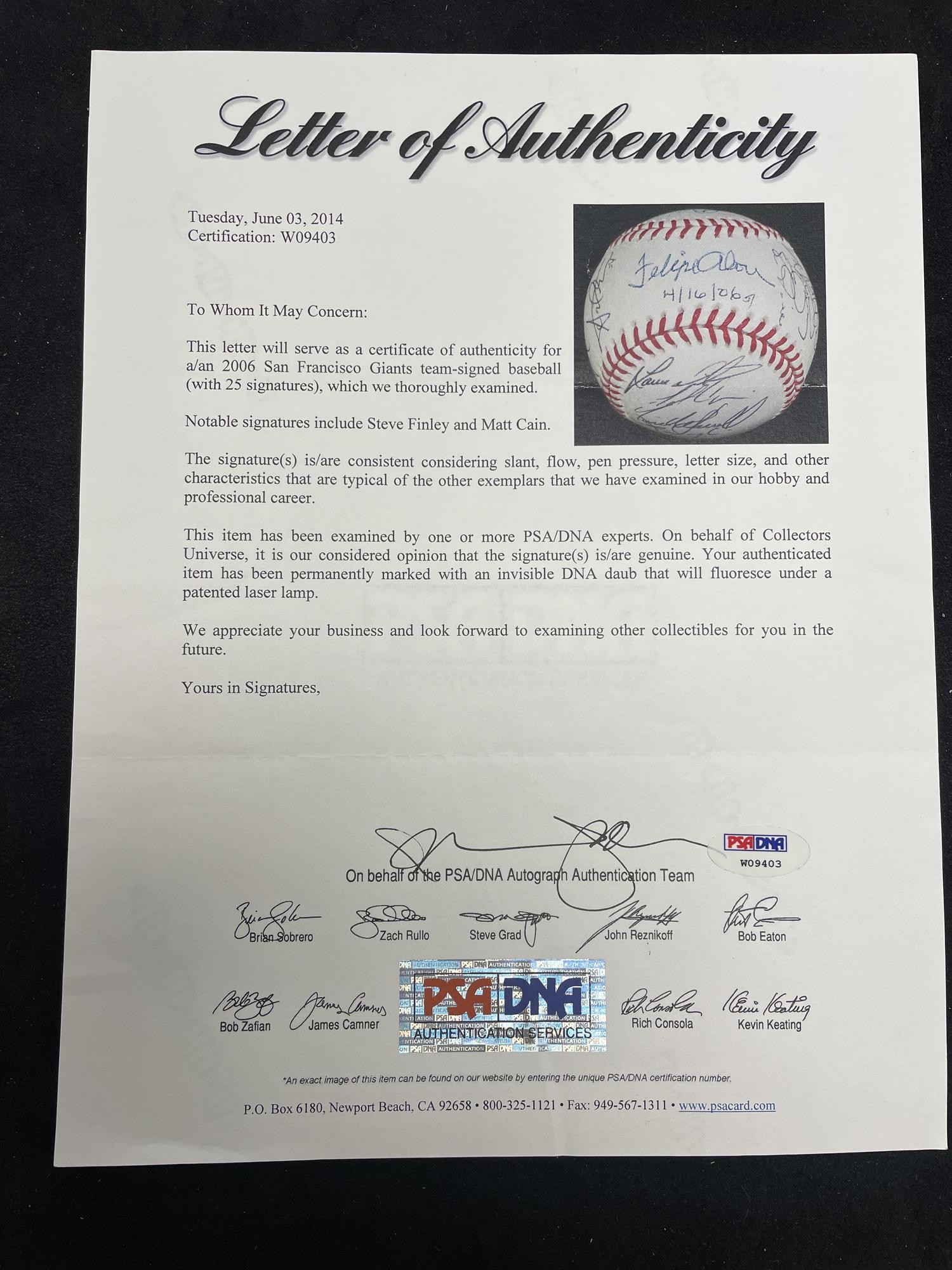 A Large Group of Assorted 1970s-2000s San Francisco Giants Team Signed Autograph Baseballs,
