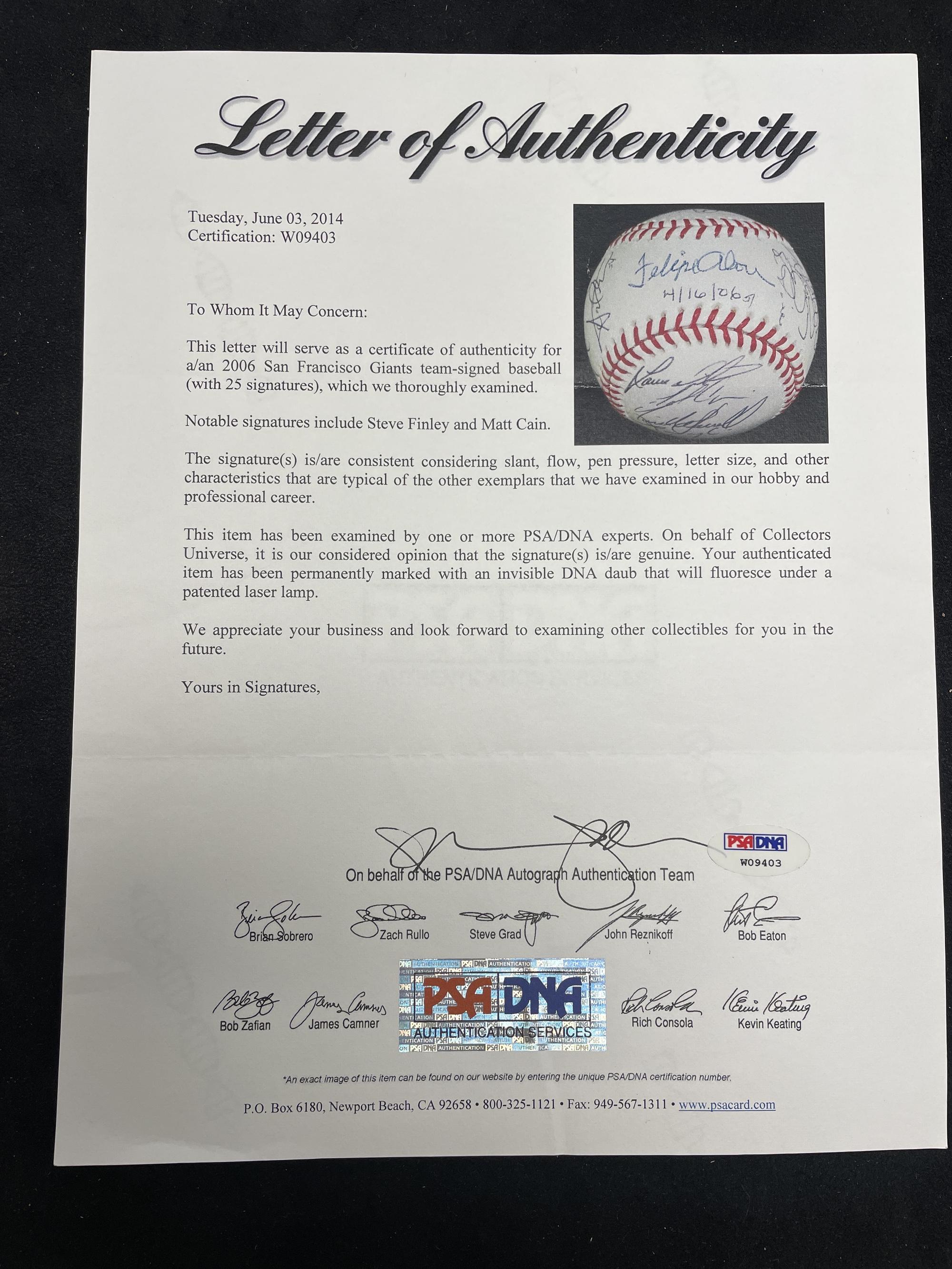 A Large Group of Assorted 1970s-2000s San Francisco Giants Team Signed Autograph Baseballs,