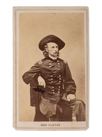 [CUSTER, George A. (1839-1876)]. CDV of Custer as Major General. [Washington, DC: John Goldin & Co., 1865].