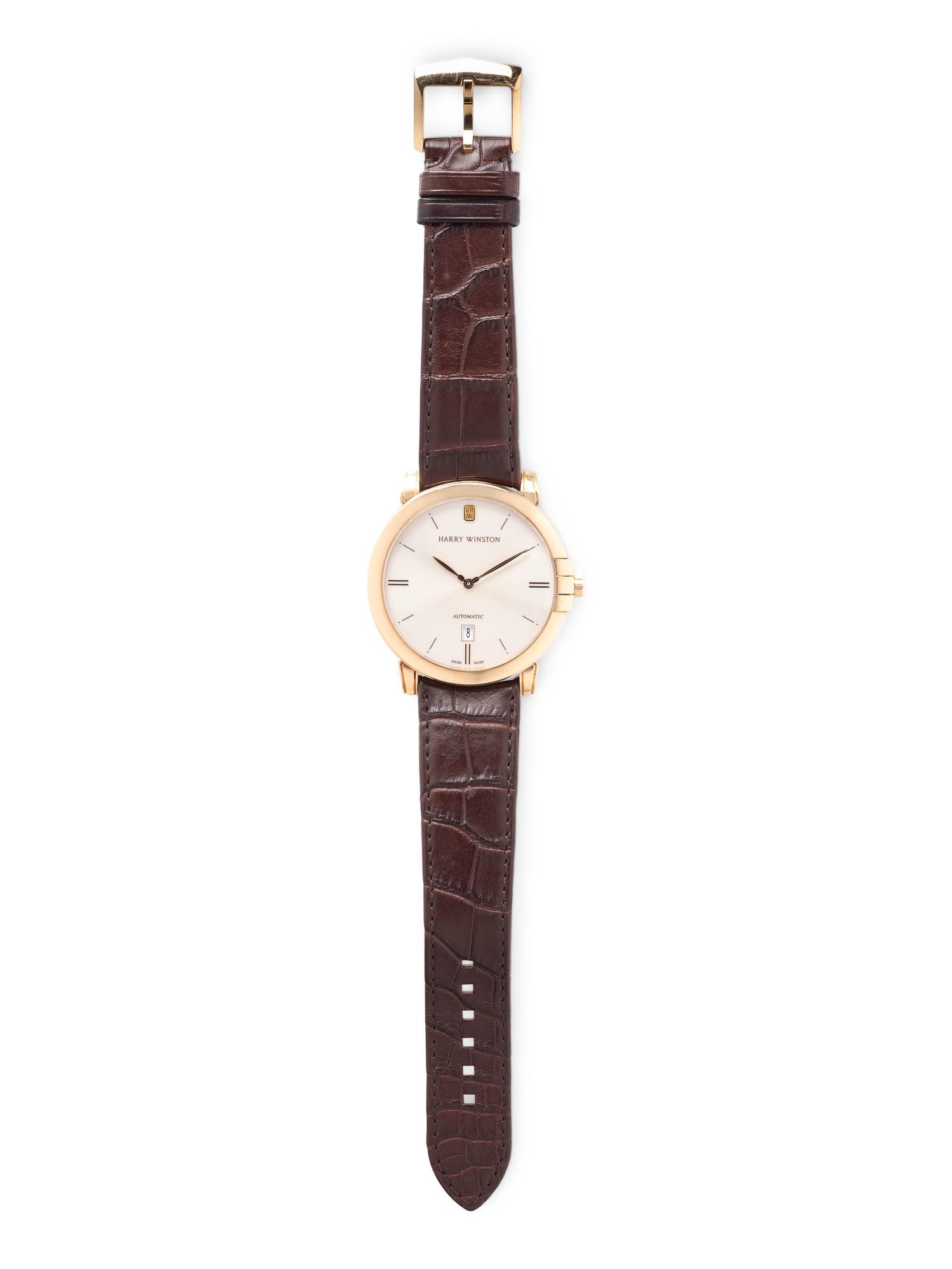 HARRY WINSTON, REF. 42RR001 18K PINK GOLD 'MIDNIGHT' WRISTWATCH