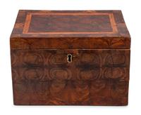 A George II Oysterwood Veneered Box