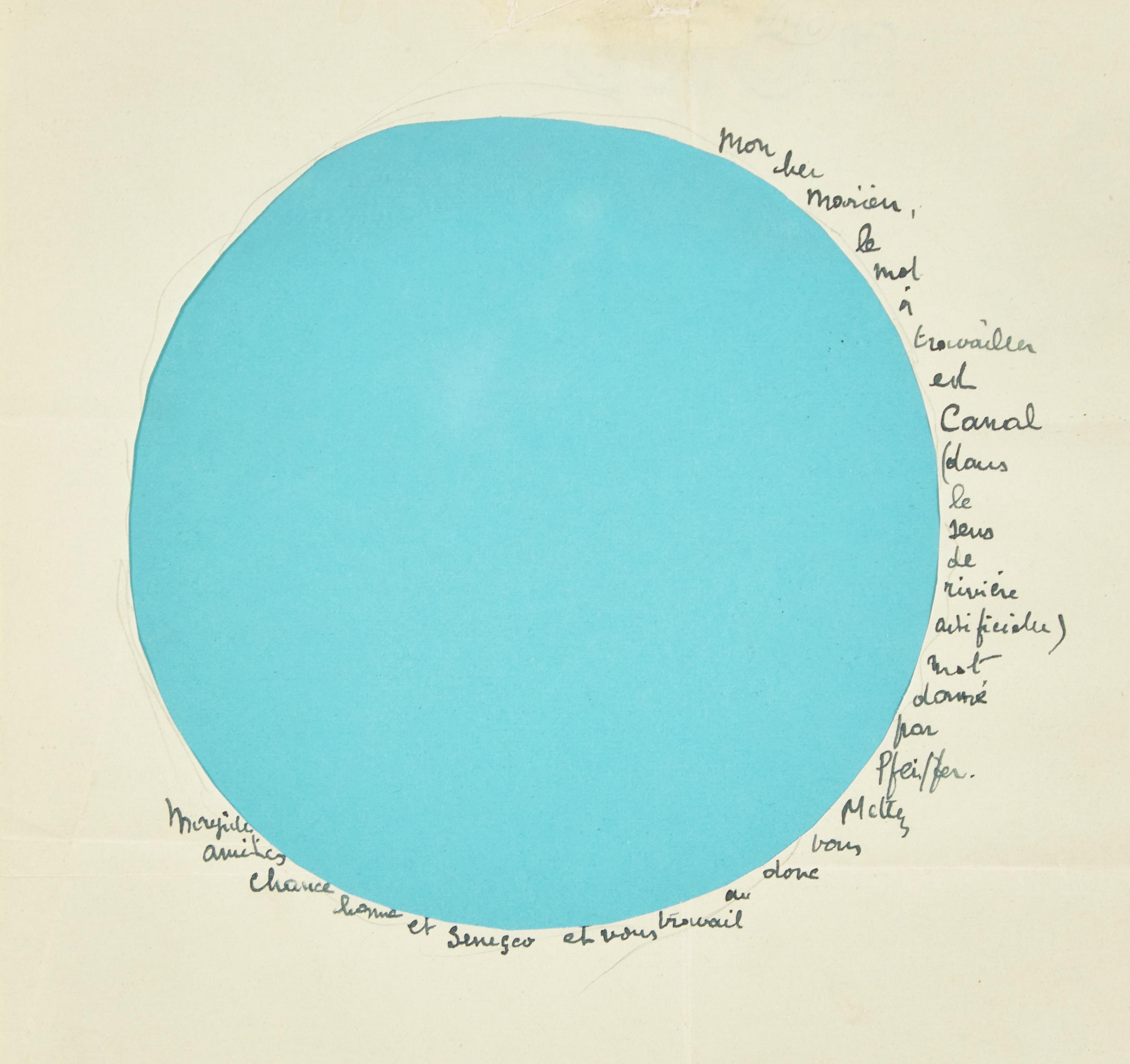 Lettre-Objet “Le Canal” (Likely to Léo Dohmen)
