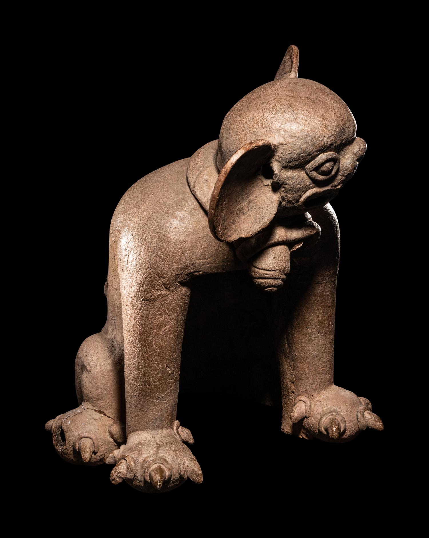 A Zapotec Terracotta Jaguar
