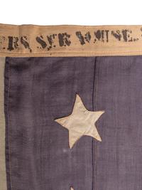 [FLAGS]. 13-star American flag. Ca late 19th-early 20th century.