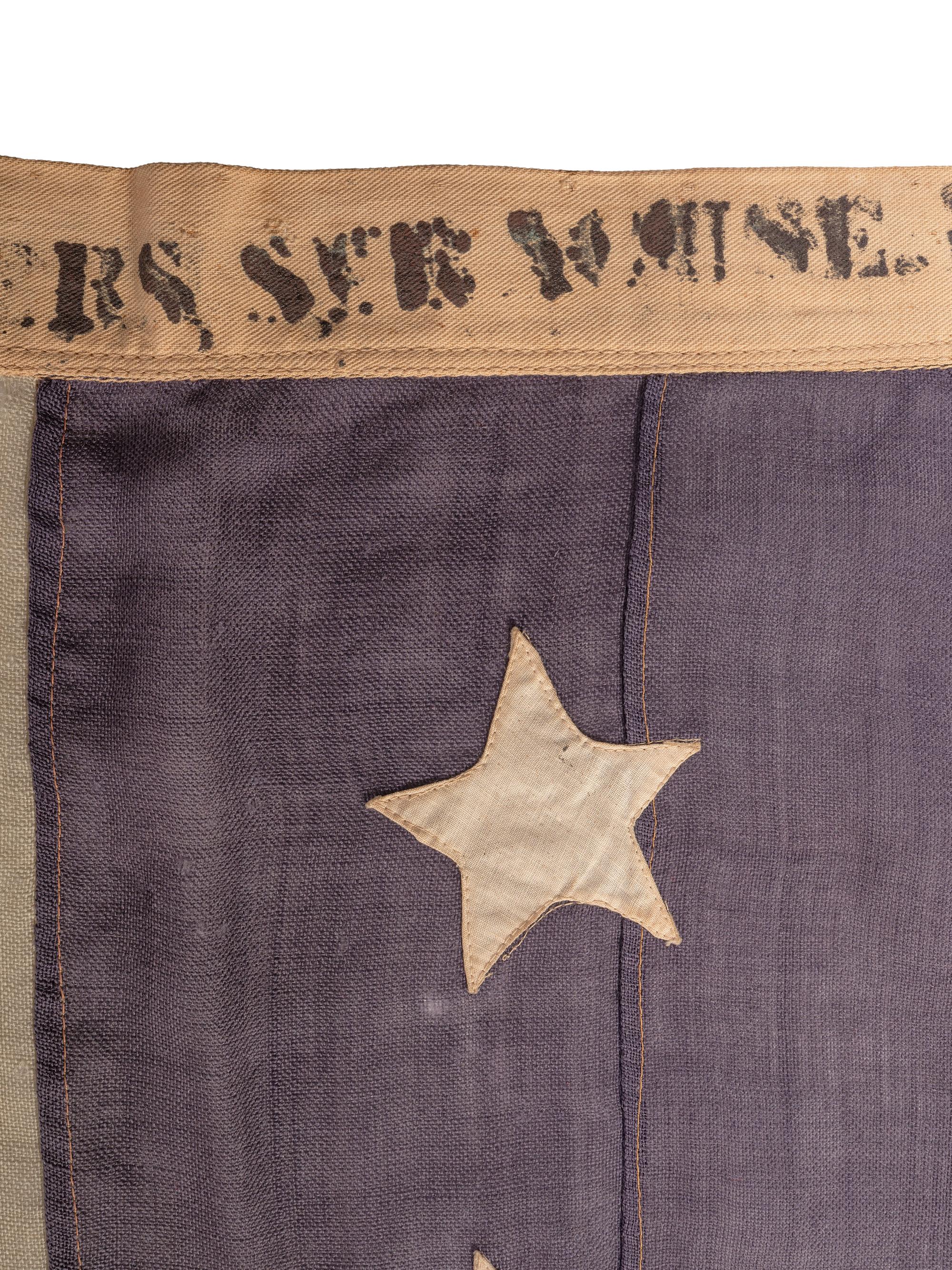 [FLAGS]. 13-star American flag. Ca late 19th-early 20th century.