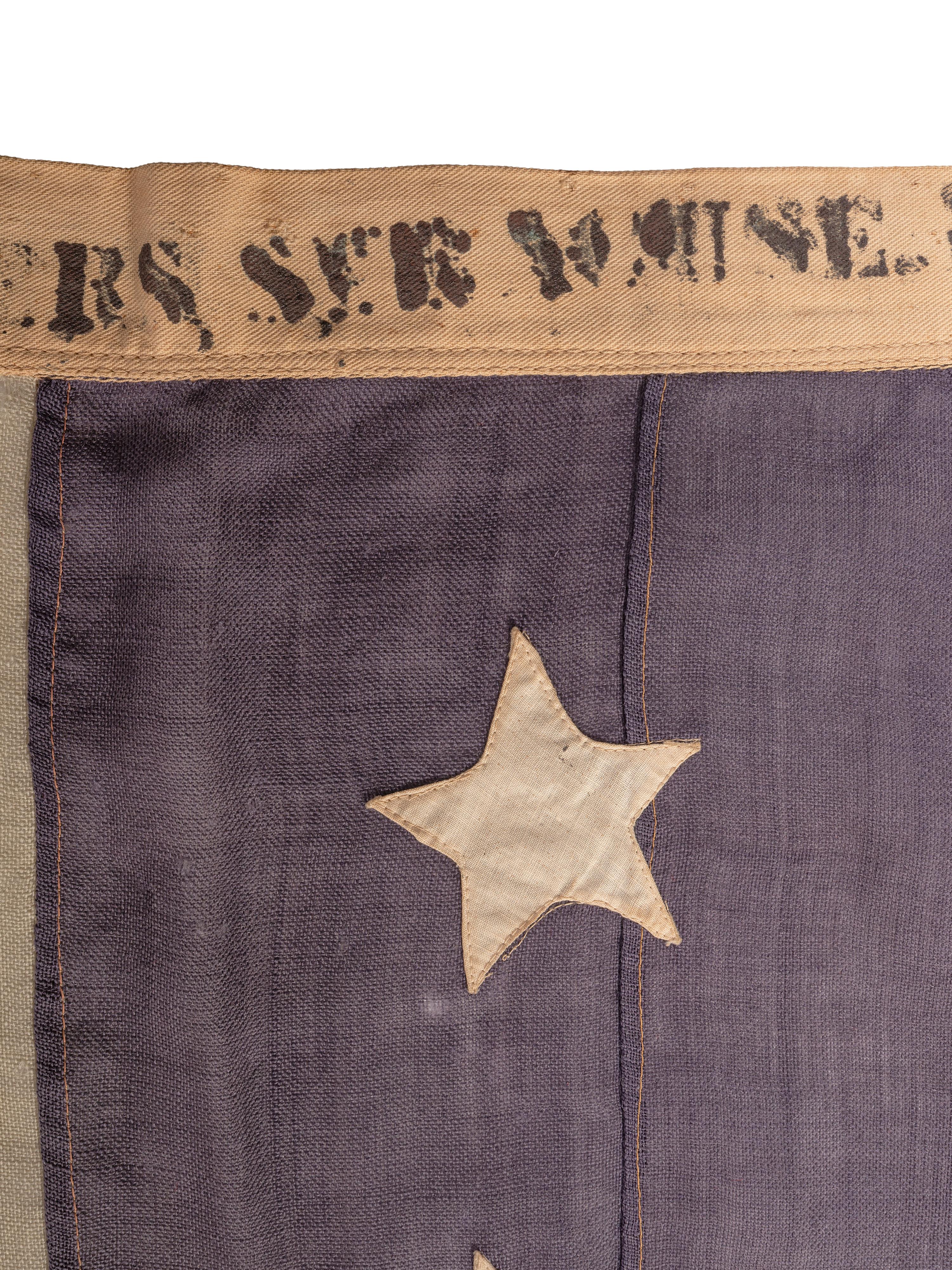 [FLAGS]. 13-star American flag. Ca late 19th-early 20th century.