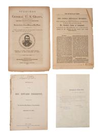 [GRANT, Ulysses S. (1822-1885)]. A group of covers, photographs, prints, pamphlets, and other ephemera related to the 1868 and 1872 presidential elections, comprising: