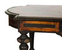An Italian Gilt Metal-Mounted Marquetry Center Table