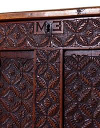 A Charles II Carved Oak Chest
