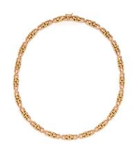 BICOLOR GOLD NECKLACE
