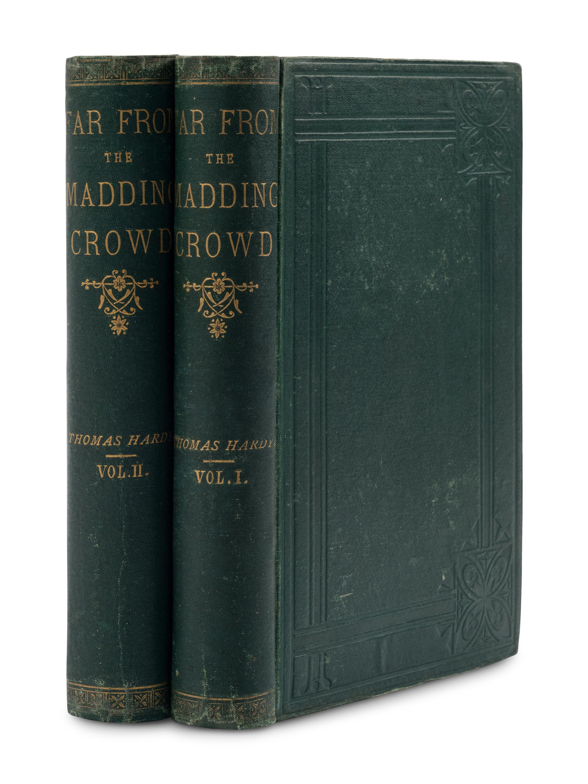 HARDY, Thomas (1840-1928). Far From the Madding Crowd . London: Smith, Elder & Co., 1874 [but 1875].
