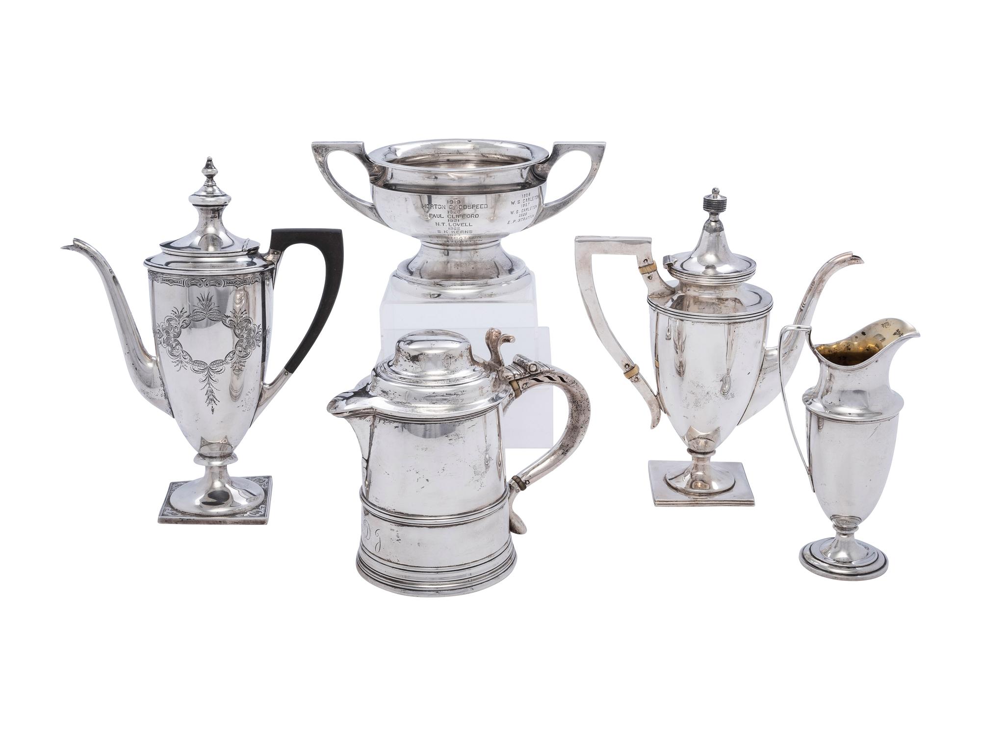 Five American Silver Table Wares