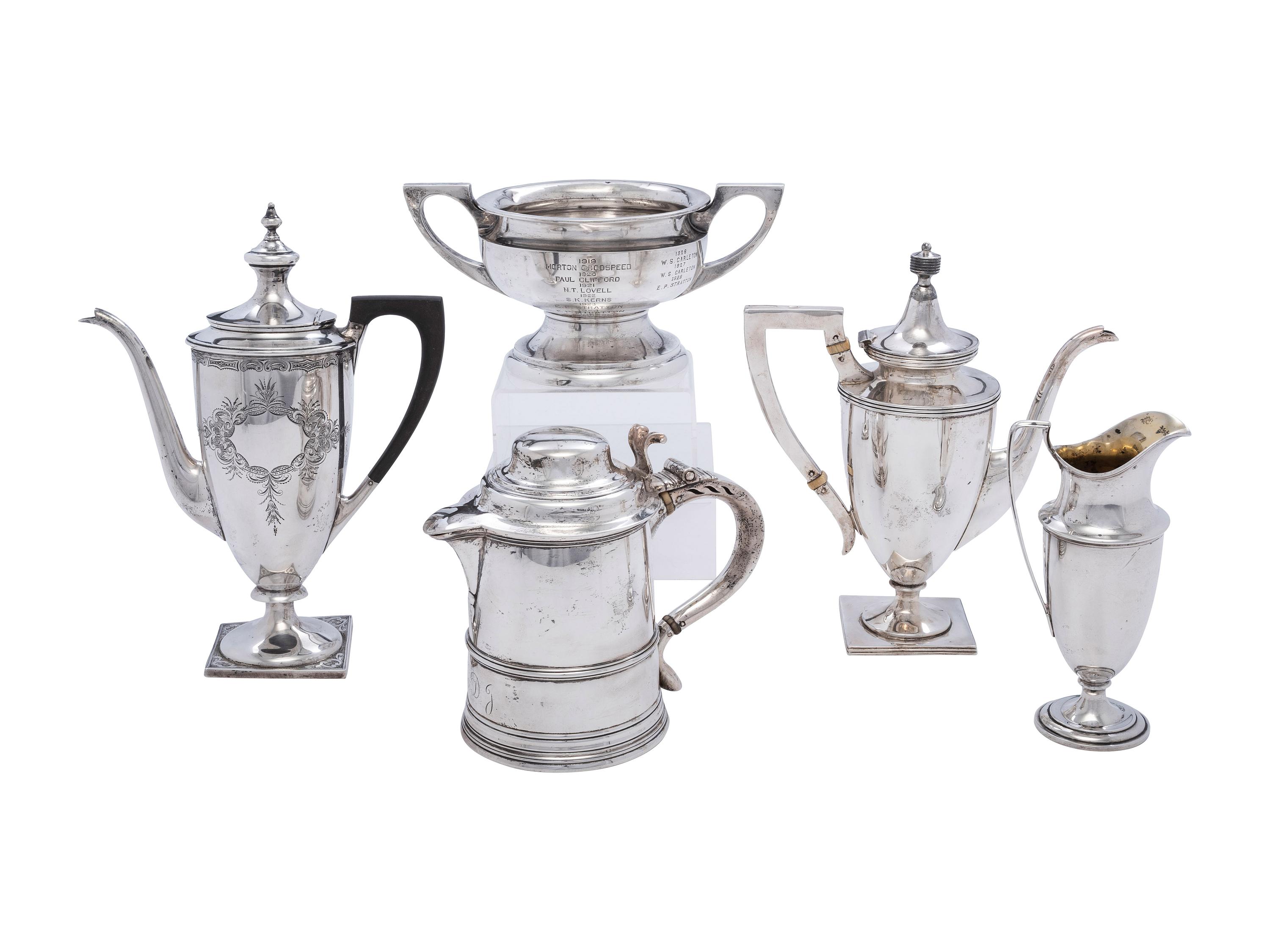 Five American Silver Table Wares