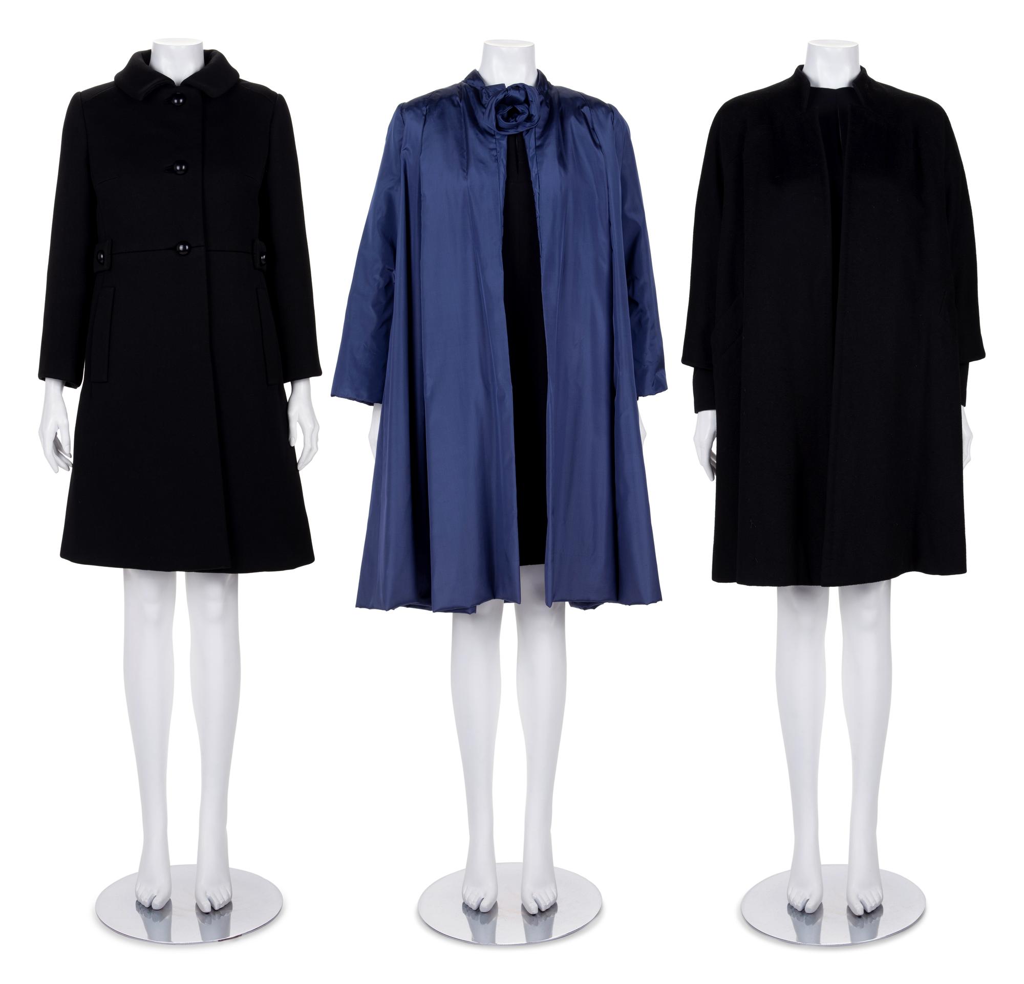 Three Christian Dior Coats, Including One Haute Couture, 1950s-60s