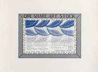 Roger Brown, (American, 1941-1997), One Share Art Stock, 1989