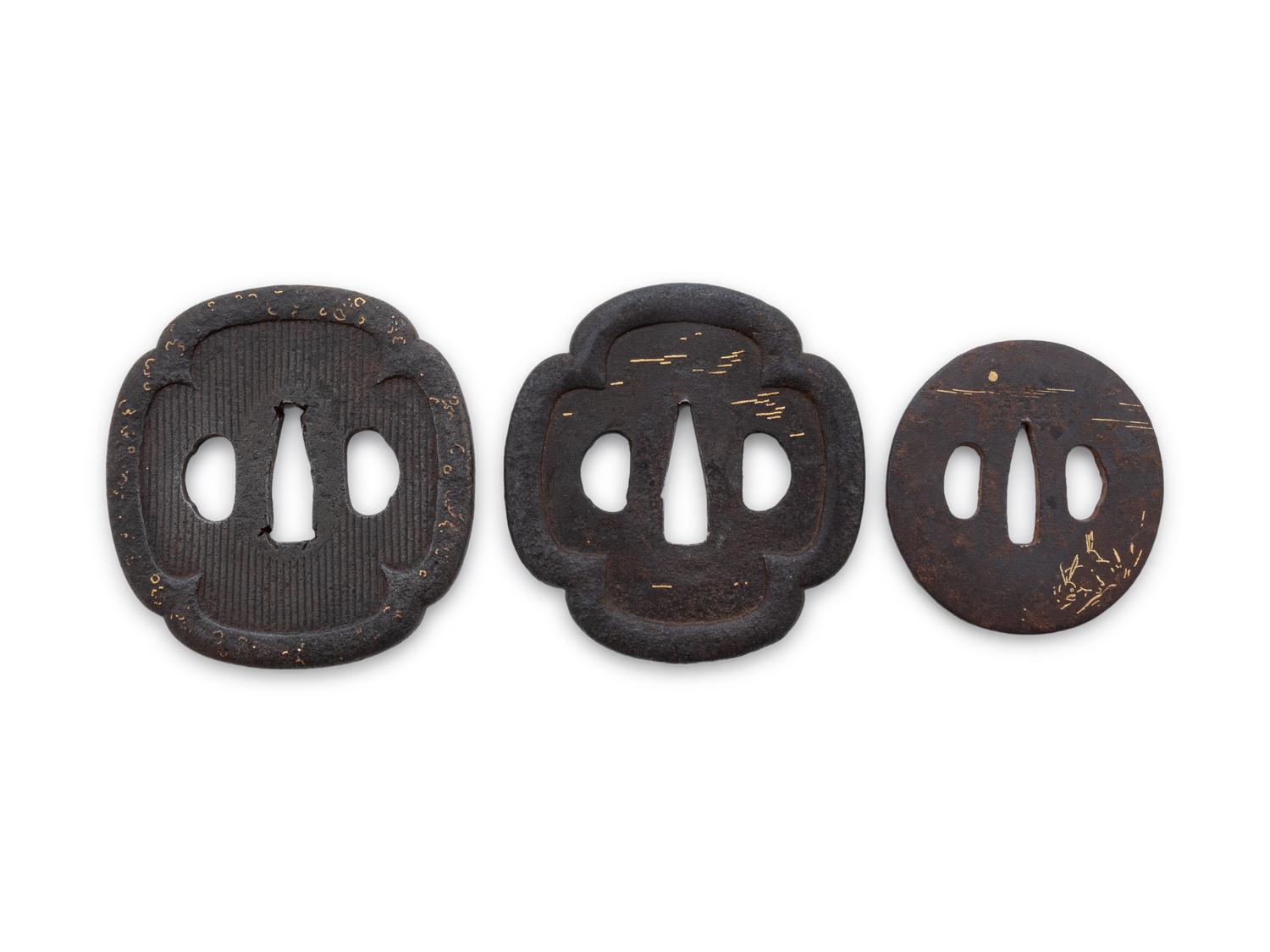 Ten Cast Iron Tsubas