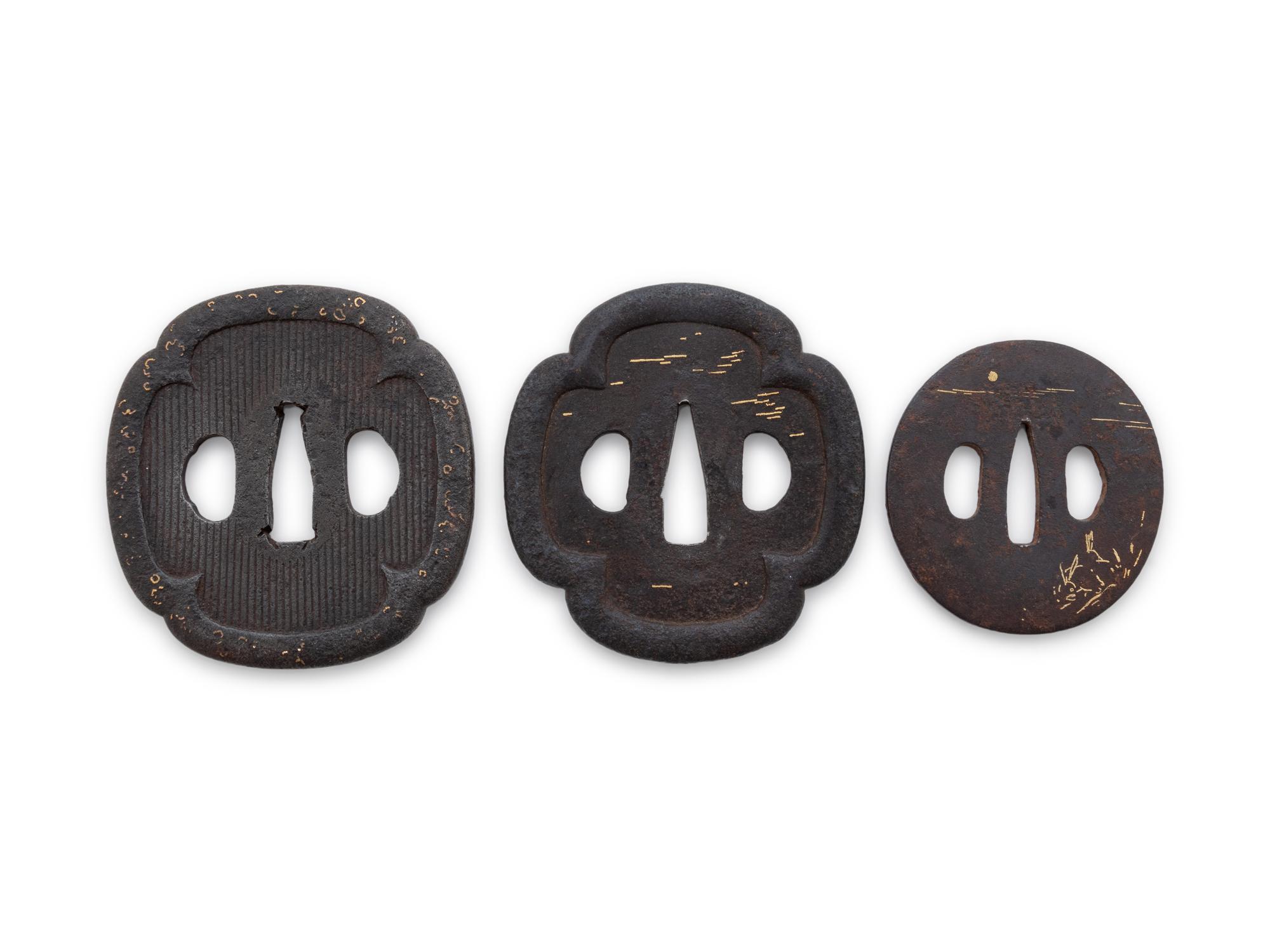 Ten Cast Iron Tsubas