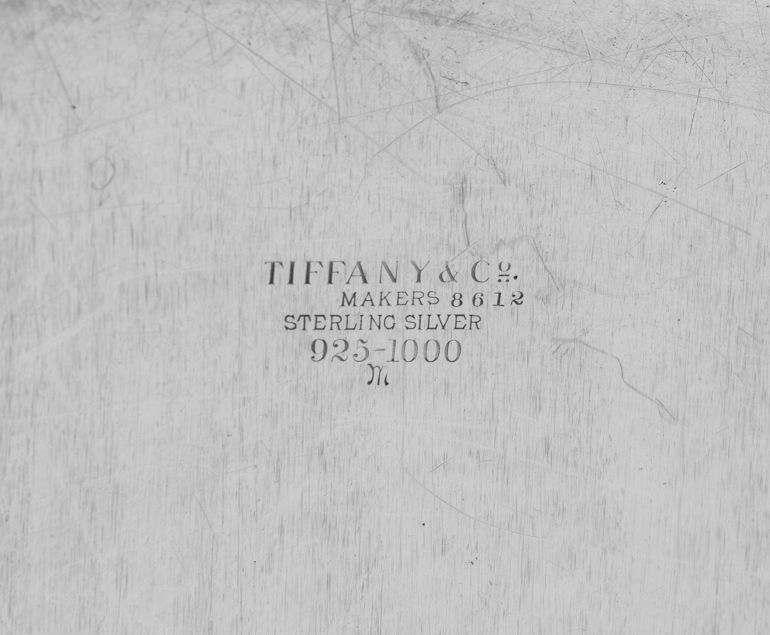 A Tiffany and Co. Silver Charger