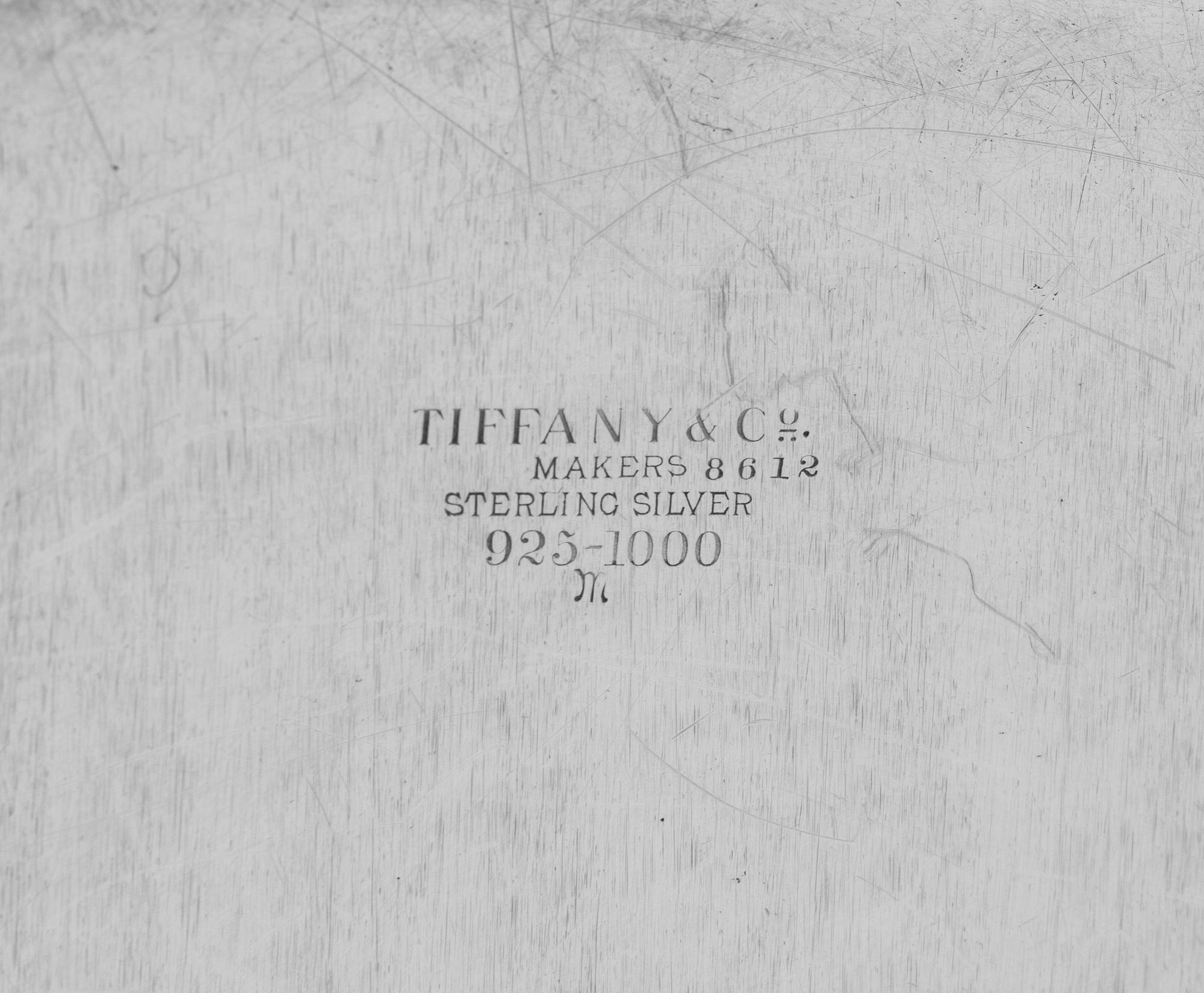 A Tiffany and Co. Silver Charger