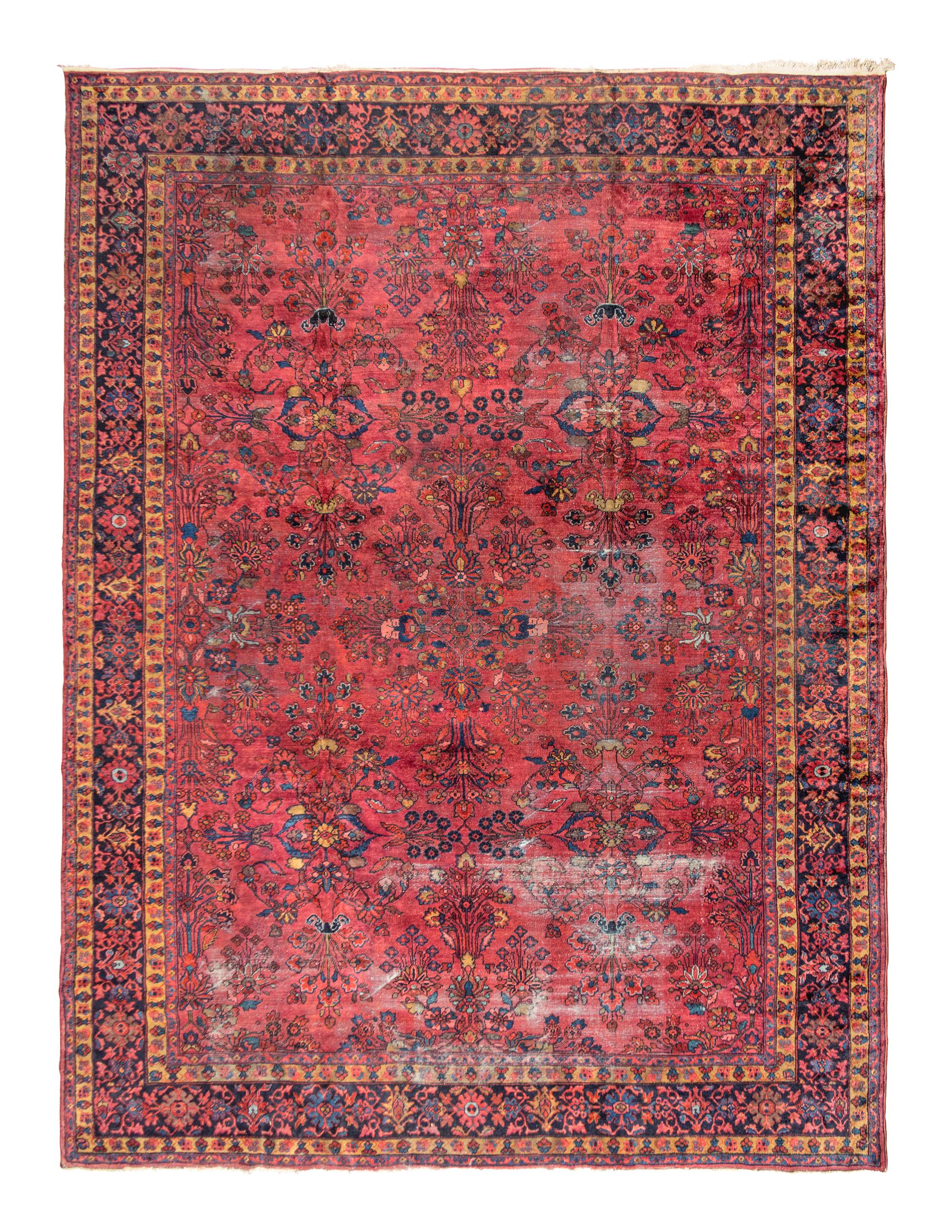 A Mahal Wool Rug