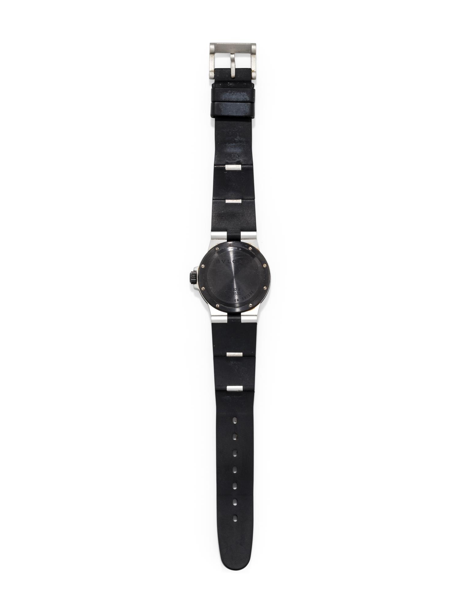 BVLGARI, ALUMINUM REF. AL32A 'DIAGONO' WRISTWATCH