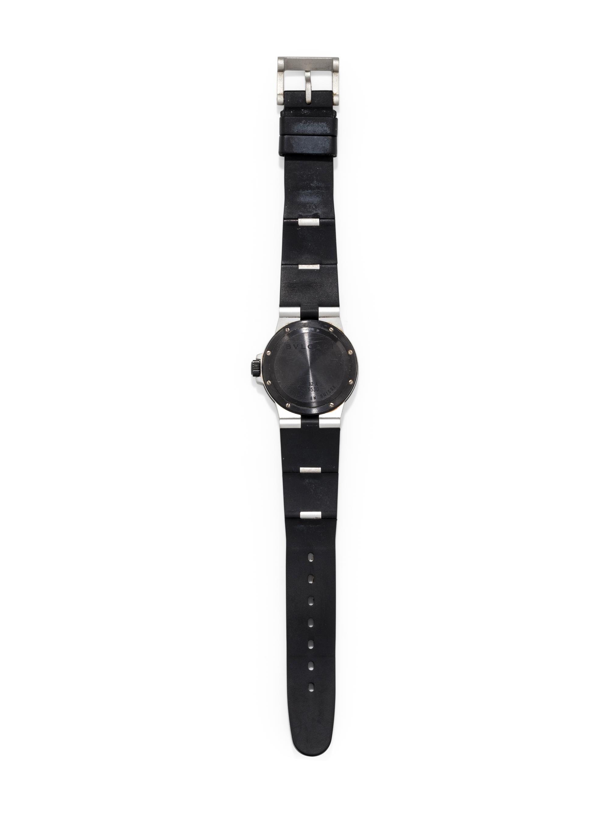 BVLGARI, ALUMINUM REF. AL32A 'DIAGONO' WRISTWATCH