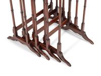 A Set of Four Edwardian Mahogany Nesting Tables