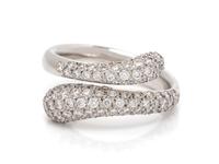 A Platinum and Diamond 'Teardrop' Ring, Elsa Peretti for Tiffany & Co., Spain,