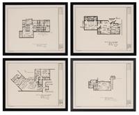 Blueprints of T.V. Show Homes (four works)