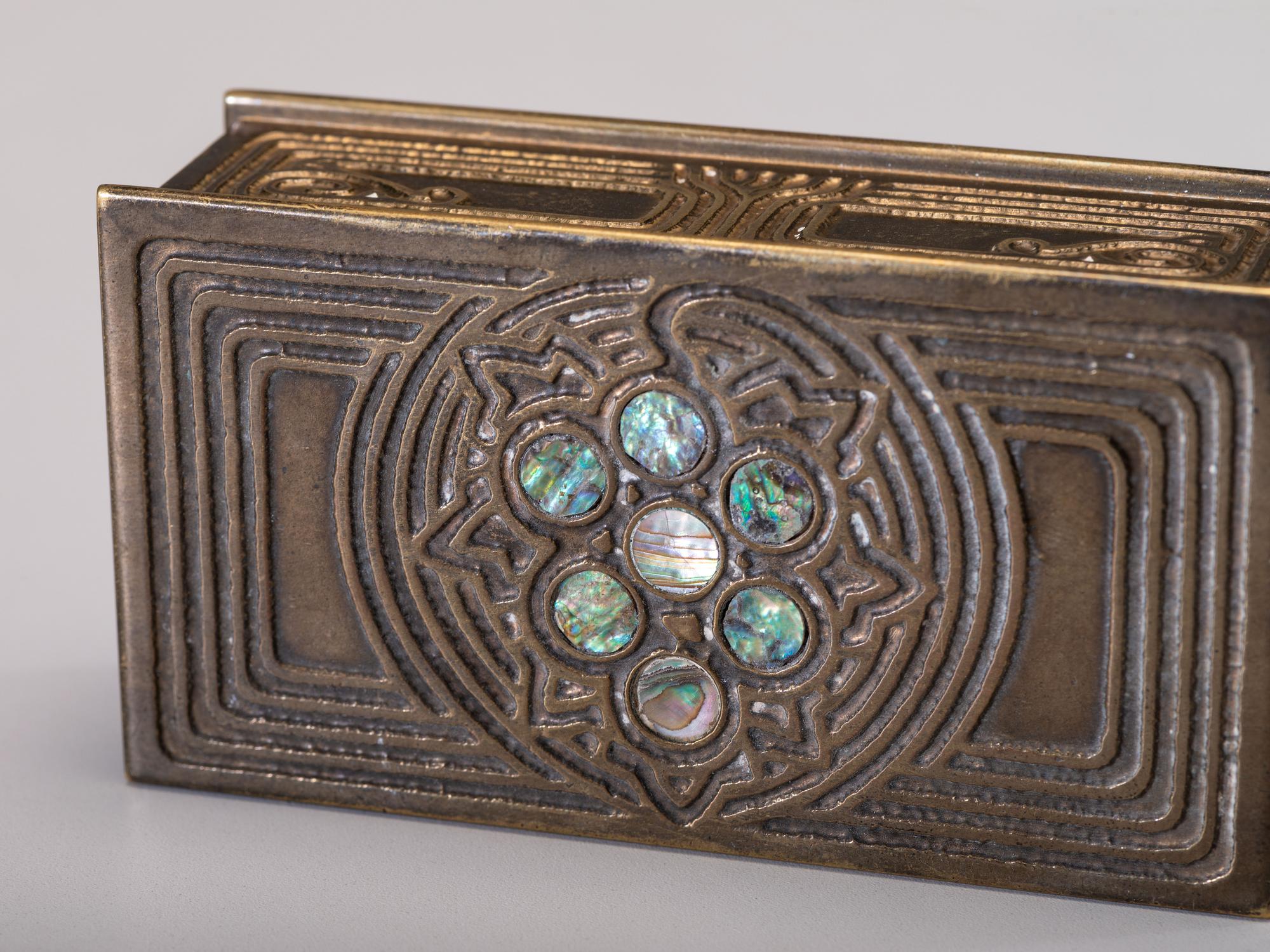Abalone Stamp Box