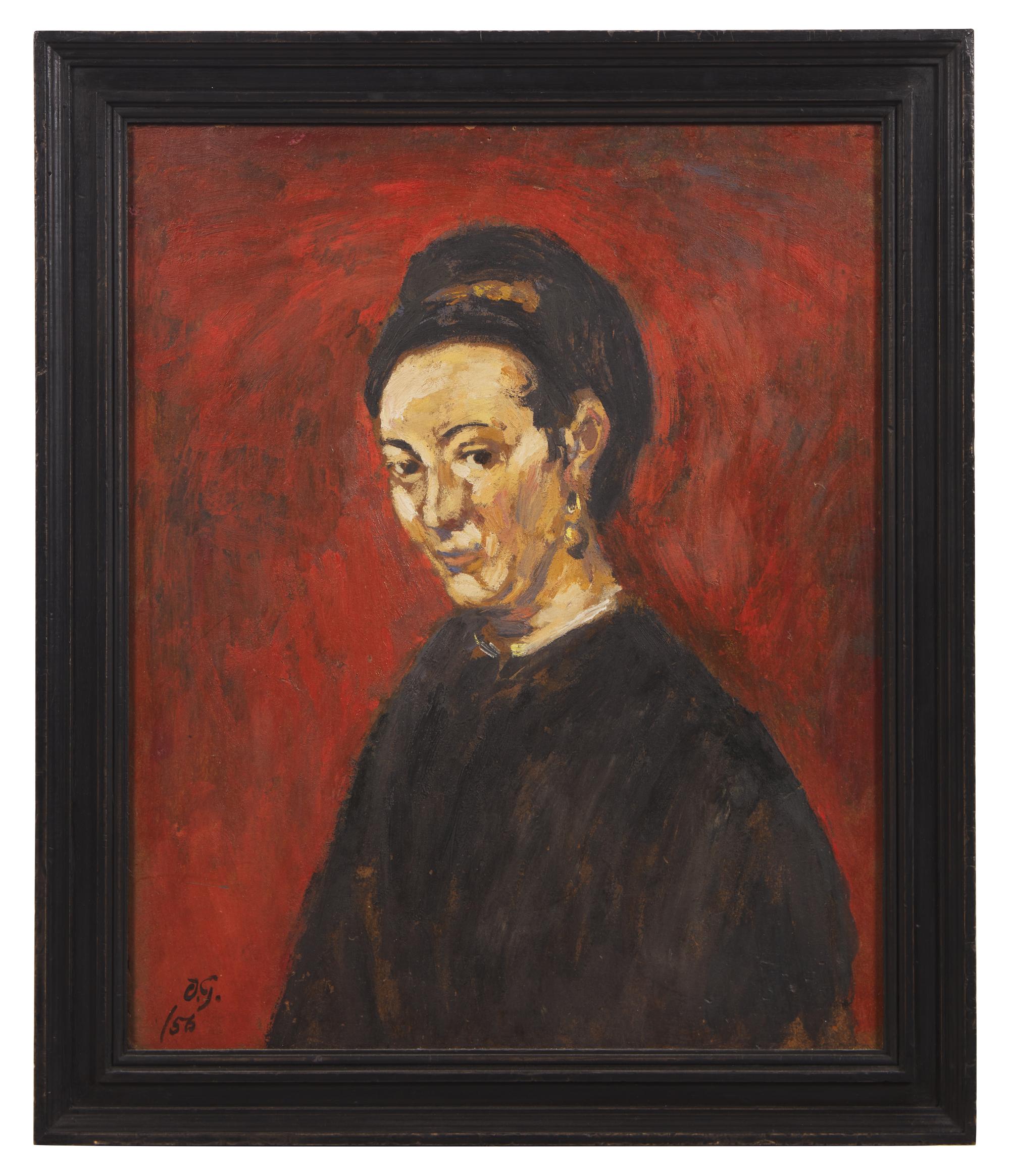 Portrait of a Woman (After Rembrandt), 1956