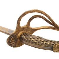 Presentation Grade Clauberg Cavalry Officer's Sword Inscribed to General James G. Blunt with CDV