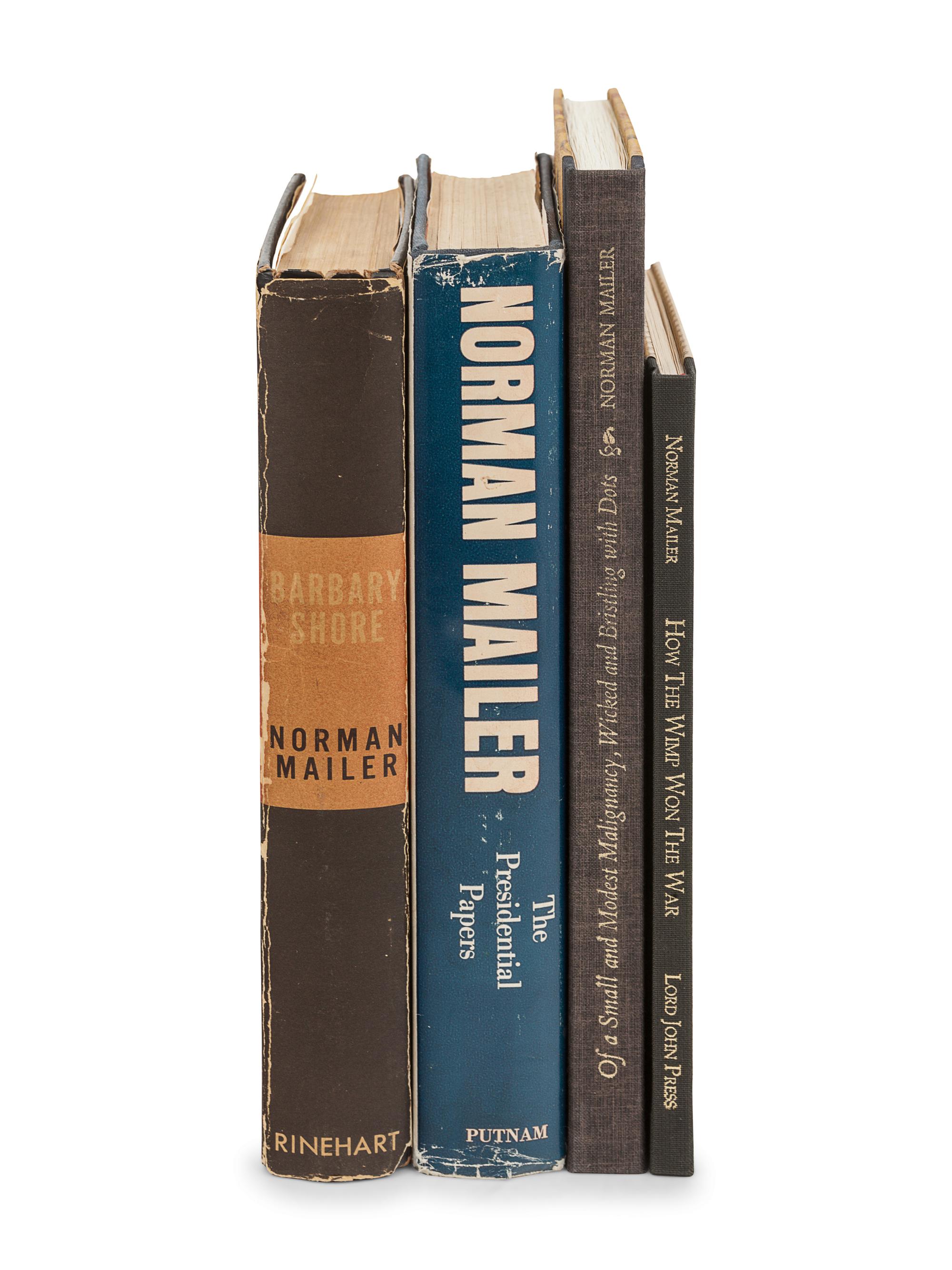 [MAILER, Norman (1923-2007)]. A group of 4 FIRST EDITIONS by Mailer, comprising: