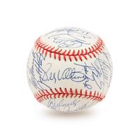 A 2000 National League Champion New York Mets Team Signed Autograph Baseball - 31 Signatures (Beckett Authentication Services Letter)