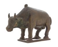 An Indian Bronze Bull Height 4 inches. — 18TH CENTURY