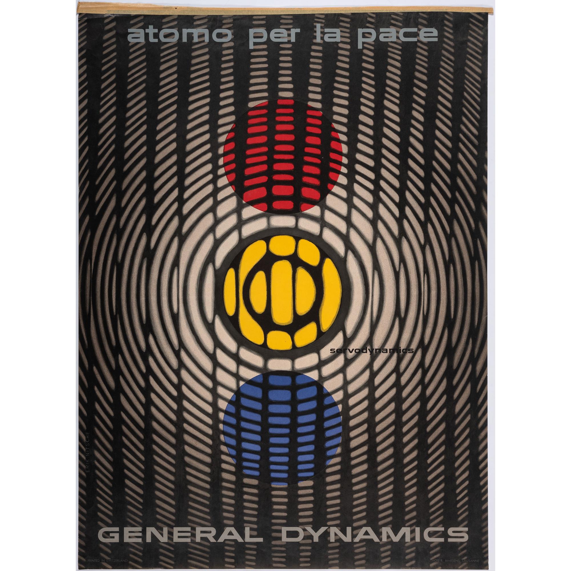 An Erik Nitsche (American, born in Switzerland, 1908-1998) Poster