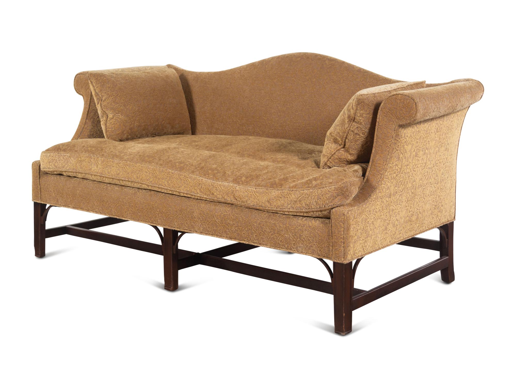 A George III Style Camelback Sofa